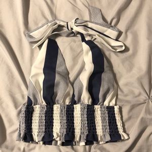 Halter crop top worn once